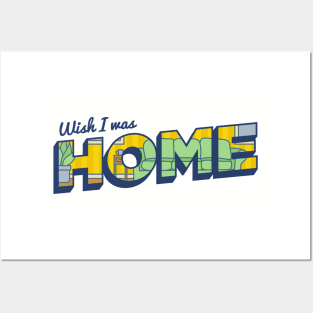 Wish I Was Home Postcard Posters and Art